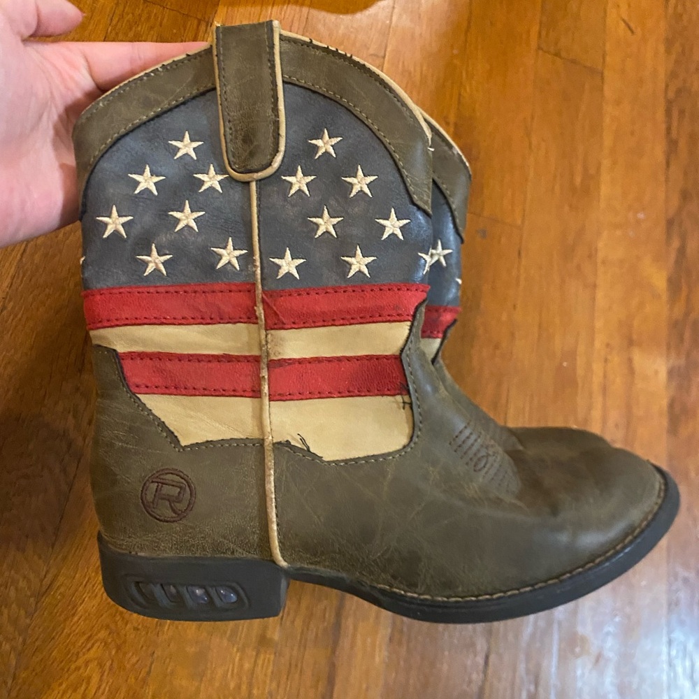 Roper little kids size 1 light up boot
